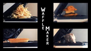 How to Enjoy Soggy French Fries  Reheat Fries  5 foods with Waffle Maker [upl. by Tillinger826]