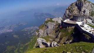 Ascending Mt Pilatus in Switzerland  2013July15 [upl. by Llehsam]