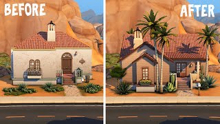 Agave Abode  Renovating Base Game  The Sims 4 Speed Build [upl. by Latrice]