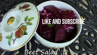 Beet Salad with Vinaigrette [upl. by Nilloc]