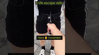 Self Defence  Knife escape skillsselfcare shortsfeed shortsmartialarts shortvideo viralvideo [upl. by Tabatha]