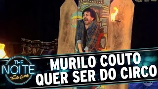 The Noite 220916  Murilo Couto quer virar artista de circo [upl. by Eetnod690]