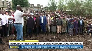 President William Ruto visits Kiamaiko and Mathare in Nairobi [upl. by Nagaek]