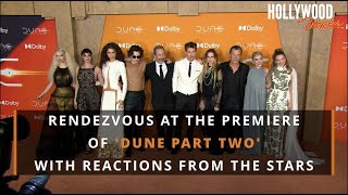 Rendezvous at the Premiere Dune Part Two Timothee Chalamet Zendaya Austin Butler Florence Pugh [upl. by Balcer]