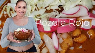 Pozole Rojo The pozole recipe you need in your life😊 [upl. by Asen]