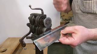 Tinsmithing Demonstration Reproducing a US Civil War Tin Cup [upl. by Latricia]