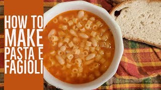 How to make Pasta Fagioli  Cara Di Falco  Caras Cucina [upl. by Anav]