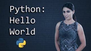 Hello World in Python  Python Tutorial  Python Programming [upl. by Mildrid413]