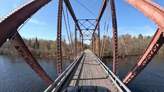 Crossing The Menominee River At The Four Seasons Island Resort [upl. by Kurth518]