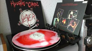 Slayer  Haunting The Chapel  Captor Of Sin RedWhite melt Vinyl [upl. by Licna]