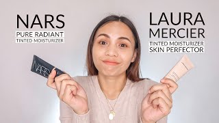 NARS vs LAURA MERCIER BATTLE OF THE TINTED MOISTURIZERS [upl. by Asset]