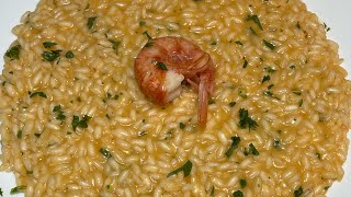 Risotto Economico con Gamberi Rossi 😍 [upl. by Yekcor]