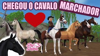 ESSE CAVALO MARCHADOR É MARAVILHOSO starstable online  american saddlebred [upl. by Anelehs]