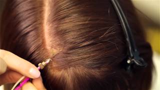 How to install Hair Feather Extension Tutorial  Hair feathers Moonlight Feather [upl. by Nylavad870]