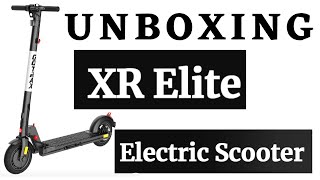 GOTRAX XR ELITE COMMUTING ELECTRIC SCOOTER  UNBOXING AND ASSEMBLY [upl. by Amjan]