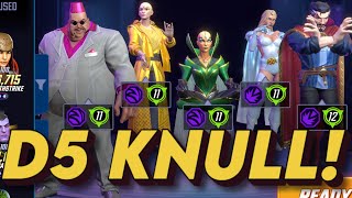 NON EXPLOIT Changes to Astral Are GREAT amp More D5 Knull Team Tests MARVEL Strike Force [upl. by Gamin]