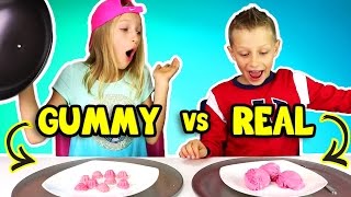 GUMMY vs REAL FOOD 3 [upl. by Gillespie313]