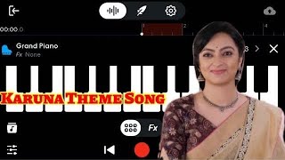 Baalveer Returns  Karuna Theme Song Piano  Karuna BGM On Piano  NR GALAXY [upl. by Grannia]