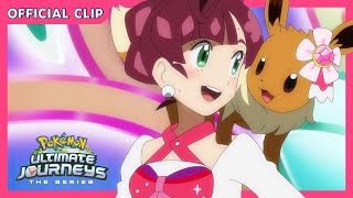 Chloes Contest Performance  Pokémon Ultimate Journeys The Series  Official Clip [upl. by Hutchinson]