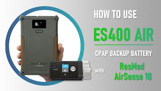 How to connect EASYLONGER ES400 AIR with ResMed AirSense 10 to work [upl. by Allissa]