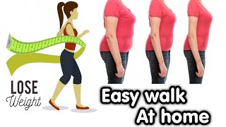 weight loss 🚶easy walk at home Leslie sansone walk [upl. by Noivax]