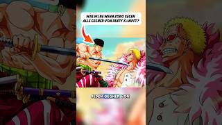 Zoro vs Ruffys bisherigen gegner onepiece shortvideo [upl. by Talya]