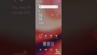 How to open widgets and get the Google bar in oppo a3s [upl. by Lordan]