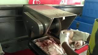 How to cut a whole chicken  Hygienic machine cut [upl. by Lowis]