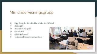 Muntlig redovisning  Grundläggande litteracitet [upl. by Aloise]