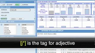 COCA 02 Using PartofSpeech Tags [upl. by Naehgem]