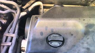 Sonido raro en motor Jetta 18t  Rear sound in engine [upl. by Dove]