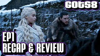 Game of Thrones Season 8 Episode 1 Explained  quotWinterfellquot S8 E1 Recap amp Review [upl. by Aneger]