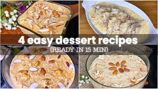 4 Easy Dessert Recipes by The Cutting Board [upl. by Cass]