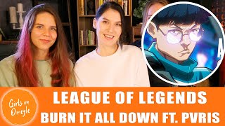 Reaction Burn It All Down ft PVRIS Worlds 2021  League of Legends [upl. by Barbara-Anne]