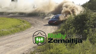 Rally Zemaitija 2024 LARSČ  sprint goes sideways [upl. by Lejna687]