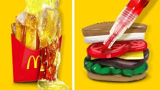 Amazing Paper amp Slime Creations 🍔  Awesome Craft Ideas 🍟🥤 [upl. by Edva]