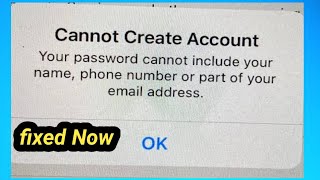 How to fix your password cannot include your name phone number or part of your email address [upl. by Campy865]