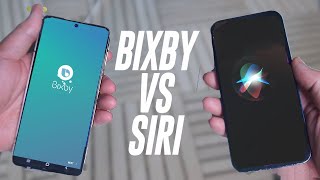 Samsung Bixby vs Apple iPhone Siri 2023 Basic Commands  Battle of Voice Assistants  S22 vs iPhone [upl. by Drusy]