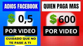 La Trampa de Facebook ¿Cuanto paga Facebook por Reproducciones en Comparación con Youtube [upl. by Reckford716]