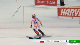 Ski Alpin Womens Slalom LeviFIN 2run Highlights 2023 [upl. by Yahs]