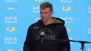 Easton Stick Postgame Press Conference vs Rams  LA Chargers [upl. by Batholomew]