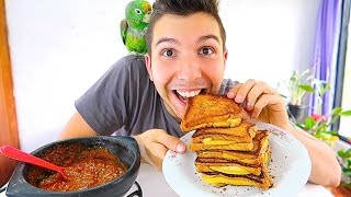 GRILLED CHEESE amp TOMATO SOUP • Mukbang amp Recipe [upl. by Rovert]