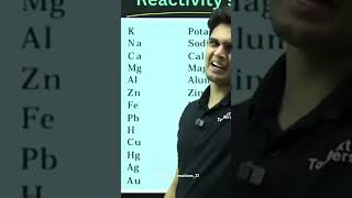 Trick to learn reactivity series in 10 seconds🔥 ExpHub studywithmotivation tricks [upl. by Anaimad]