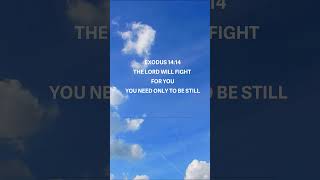 EXODUS 1414 DAILY BIBLE VERSE [upl. by Waylin]