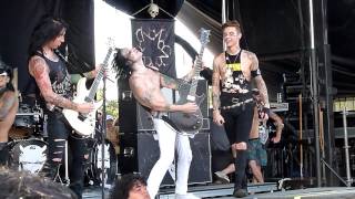 Black Veil Brides  Fallen Angels  Live 8313 Vans Warped Tour [upl. by Cyprus885]