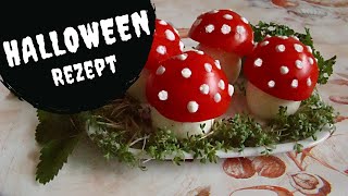 HALLOWEEN Party Snacks  HALLOWEEN Party Food  Giftpilze essbar 🎃👻 [upl. by Hanas486]