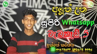 Whatsapp New 2024 Update Tricks Sinhala  Whatsapp Update [upl. by Caroline]