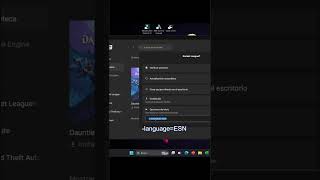 Cómo cambiar el idioma en Epic Games o Steam 🥸 [upl. by Pavkovic469]