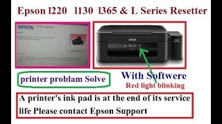 A printers ink pad is at the end of its service life Please contact Epson Support [upl. by Corsetti]