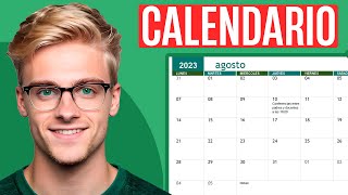 Cómo HACER un CALENDARIO en Excel 2024  Calendario 2024 en Excel [upl. by Drusus]